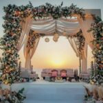 crystal mandap decor