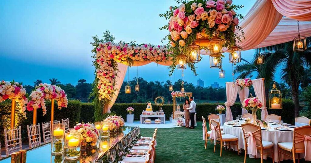 Stunning wedding decor by Gaur Wedding Decorator in Gurgaon, designed by Vipnesh Gaur for elegant celebrations.